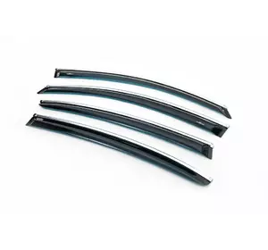 Вітровики з хромом (4 шт, HIC) для Mercedes R-class W251 Вітровики з хромом (4 шт, HIC) для Mercedes R-class W251