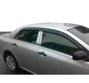 Вітровики (4 шт, HIC) для Toyota Corolla 2007-2013 років Вітровики (4 шт, HIC) для Toyota Corolla 2007-2013 років
