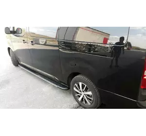 Бокові пороги Bosphorus Black (2 шт., Алюміній) M - Середня база для Toyota Proace 2017-2024 рр Бокові пороги Bosphorus Black (2 шт., Алюміній) M - Середня база для Toyota Proace 2017-2024 рр