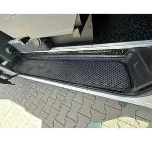 Поліуретанові килимки на пороги (3 шт., EVA, чорні) для Mercedes Sprinter W907/W910 2018-2024 рр Поліуретанові килимки на пороги (3 шт., EVA, чорні) для Mercedes Sprinter W907/W910 2018-2024 рр