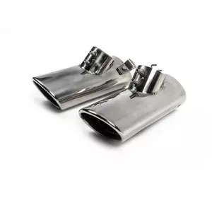 Насадки на глушник V3 (2 шт) для Mercedes S-сlass W220 Насадки на глушник V3 (2 шт) для Mercedes S-сlass W220