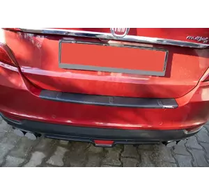 Накладка на задній бампер EuroCap (Sedan, ABS) для Fiat Tipo 2016-2024 рр