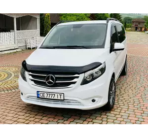 Дефлектор капоту (EuroCap) для Mercedes Vito / V-class W447 2014-2024 рр Дефлектор капоту (EuroCap) для Mercedes Vito / V-class W447 2014-2024 рр