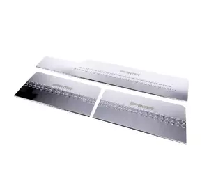 Накладки на внутрішні пороги Carmos V1 (3 шт, нерж) для Mercedes Sprinter W901-905 1995-2006 рр Накладки на внутрішні пороги Carmos V1 (3 шт, нерж) для Mercedes Sprinter W901-905 1995-2006 рр