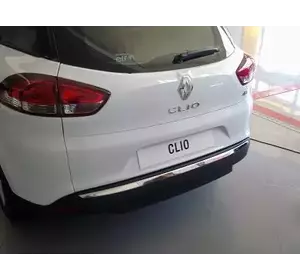 Кромка бампера (SW, нерж) для Renault Clio IV 2012-2019 рр