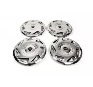 Ковпаки з нержавійки (4 шт) для Fiat Scudo 2007-2015 рр Ковпаки з нержавійки (4 шт) для Fiat Scudo 2007-2015 рр