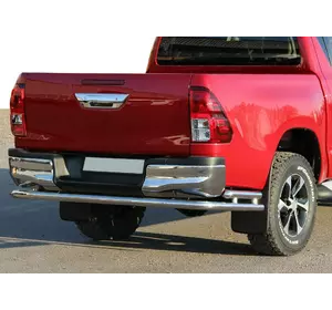 Задня дуга AK005-2 (нерж.) для Toyota Hilux 2015-2024 рр Задня дуга AK005-2 (нерж.) для Toyota Hilux 2015-2024 рр