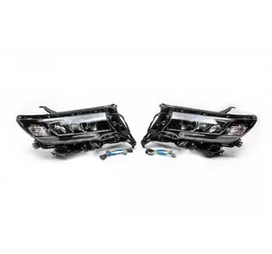 Передня оптика LED (2017-2024, 2 шт) для Toyota Land Cruiser Prado 150 Передня оптика LED (2017-2024, 2 шт) для Toyota Land Cruiser Prado 150