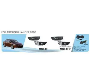 Противотуманки (2 шт, галоген) для Mitsubishi Lancer X 2008-2024 рр