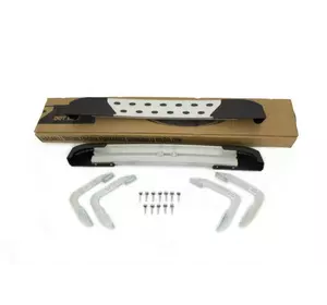 Бокові пороги DOT-Line за колесом (2 шт., Алюм.) ExtraLong для Mercedes Sprinter W906 2006-2018 рр Бокові пороги DOT-Line за колесом (2 шт., Алюм.) ExtraLong для Mercedes Sprinter W906 2006-2018 рр