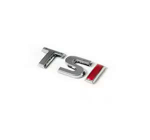 Напис TSI (під оригінал) TS-хром, I-червона для Volkswagen Scirocco