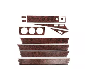 Накладки на панель дерево для Mercedes W201 (190) Накладки на панель дерево для Mercedes W201 (190)