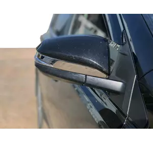Накладки на дзеркала (2 шт, нерж) для Toyota Rav 4 2013-2018 рр Накладки на дзеркала (2 шт, нерж) для Toyota Rav 4 2013-2018 рр