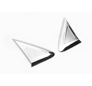 Накладка біля дзеркала (2 шт., нерж) OmsaLine - Італійська нержавійка для Mercedes Sprinter W907/W910 2018-2024 рр Накладка біля дзеркала (2 шт., нерж) OmsaLine - Італійська нержавійка для Mercedes Sprinter W907/W910 2018-2024 рр