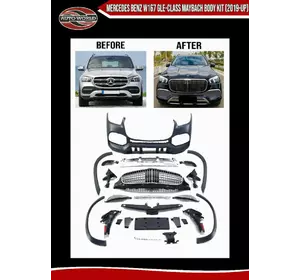 Комплект обвісів Maybach для Mercedes GLE W167 Комплект обвісів Maybach для Mercedes GLE W167