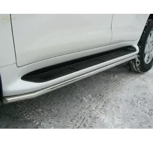 Бічні подпорожники 2008-2015 (нерж) для Lexus LX570/450d Бічні подпорожники 2008-2015 (нерж) для Lexus LX570/450d