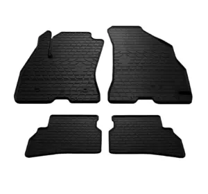 Гумові килимки (Stingray) 2 шт, Premium - без запаху гуми для Fiat Doblo II 2010-2022 рр Гумові килимки (Stingray) 2 шт, Premium - без запаху гуми для Fiat Doblo II 2010-2022 рр