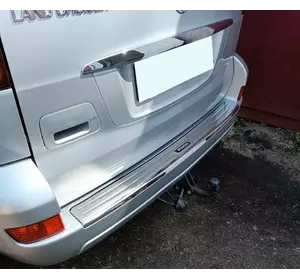 Накладка на задній бампер для Toyota Land Cruiser Prado 120 Накладка на задній бампер для Toyota Land Cruiser Prado 120