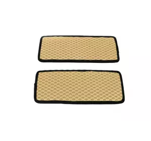 Поліуретанові килимки на пороги (2 шт, EVA, Бежевий) для Peugeot Boxer 2006-2024 та рр