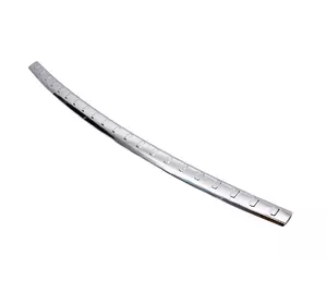 Накладка на задній бампер Carmos (нерж) для Jeep Compass 2016-2024 рр Накладка на задній бампер Carmos (нерж) для Jeep Compass 2016-2024 рр