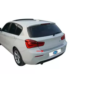 Накладка на задній бампер OmsaLine (нерж.) для BMW 1 серія F20/21 2011-2019 рр