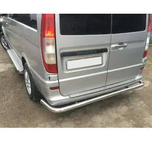 Задня дуга AK005 (нерж.) для Mercedes Viano 2004-2015 рр Задня дуга AK005 (нерж.) для Mercedes Viano 2004-2015 рр