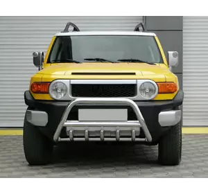 Кенгурятник WT003 (нерж) для Toyota FJ Cruiser Кенгурятник WT003 (нерж) для Toyota FJ Cruiser