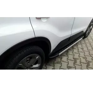 Бокові пороги Duru (2 шт., Алюміній) для Suzuki Vitara 2015-2024 рр Бокові пороги Duru (2 шт., Алюміній) для Suzuki Vitara 2015-2024 рр
