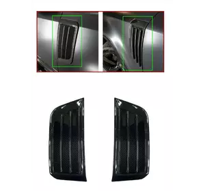 Карбонові накладки на вентиляцію крил (2 шт) для Land Rover Defender 2019-2024 рр
