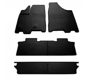 Гумові килимки 7 місць (3 ряди, Stingray Premium) для Toyota Sienna 2010-2020 рр Гумові килимки 7 місць (3 ряди, Stingray Premium) для Toyota Sienna 2010-2020 рр