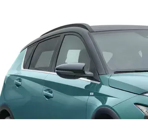 Нижні молдинги стекол (8 шт, нерж) OmsaLine - Італійська нержавійка для Hyundai Bayon