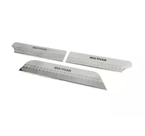 Накладки на внутрішні пороги тип-4 (сталь) 3 штуки, Multivan для Volkswagen T4 Caravelle/Multivan Накладки на внутрішні пороги тип-4 (сталь) 3 штуки, Multivan для Volkswagen T4 Caravelle/Multivan