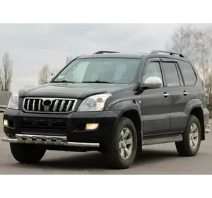 Передня дуга ST015 (нерж.) для Toyota Land Cruiser Prado 120 Передня дуга ST015 (нерж.) для Toyota Land Cruiser Prado 120