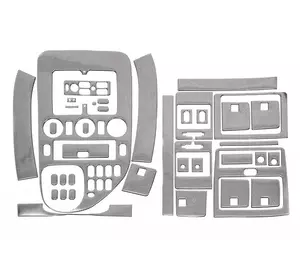 Накладки на панель Meric (V-клас, 1999-2003) Карбон для Mercedes Vito W638 років Накладки на панель Meric (V-клас, 1999-2003) Карбон для Mercedes Vito W638 років