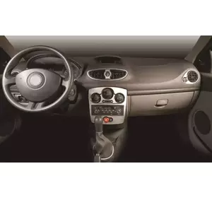 Накладки на панель 2008-2012 карбон для Renault Clio III рр