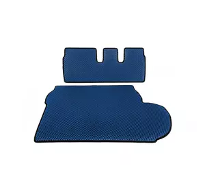 Килимок багажника (EVA, поліуретановий, Синій) 7-місний Без сабвуфера для Mitsubishi Outlander 2006-2012рр