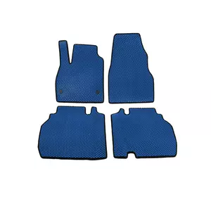 Килимки EVA (Синій) 5 шт, передні та задні (стандарт, 2 зсувні двері) для Volkswagen Caddy 2010-2015рр Килимки EVA (Синій) 5 шт, передні та задні (стандарт, 2 зсувні двері) для Volkswagen Caddy 2010-2015рр