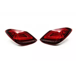 Задні ліхтарі Рестайлінг (2 шт) для Mercedes C-сlass W205 2014-2021рр Задні ліхтарі Рестайлінг (2 шт) для Mercedes C-сlass W205 2014-2021рр
