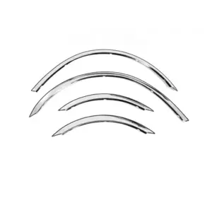 Накладки на арки (4 шт, нерж) для Mercedes Viano 2004-2015 рр Накладки на арки (4 шт, нерж) для Mercedes Viano 2004-2015 рр