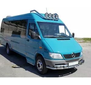 Передній захист ST015-2 (нерж.) для Mercedes Sprinter 1995-2006 рр