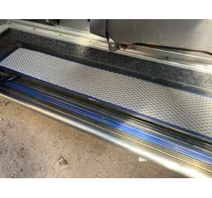 Килимки на пороги (3 шт, EVA, сірі) для Mercedes Sprinter W906 2006-2018 рр Килимки на пороги (3 шт, EVA, сірі) для Mercedes Sprinter W906 2006-2018 рр