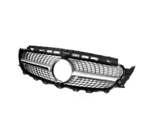 Передня решітка Diamond Silver (2016-2019) Без місця під камеру для Mercedes E-сlass W213 2016 -2024 рр Передня решітка Diamond Silver (2016-2019) Без місця під камеру для Mercedes E-сlass W213 2016 -2024 рр