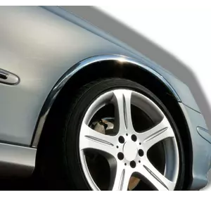 Накладки на арки (4 шт, нерж) для Mercedes E-сlass W211 2002-2009 рр Накладки на арки (4 шт, нерж) для Mercedes E-сlass W211 2002-2009 рр
