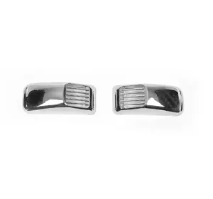 Решітка на повторювач `Прямокутник` (2 шт, ABS) для Seat Ibiza 2002-2009 рр Решітка на повторювач `Прямокутник` (2 шт, ABS) для Seat Ibiza 2002-2009 рр