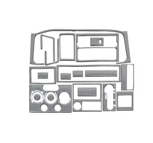 Накладки на торпеду (1996-1999) карбон для Volkswagen T4 Caravelle/Multivan Накладки на торпеду (1996-1999) карбон для Volkswagen T4 Caravelle/Multivan