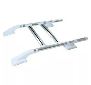 Рейлінги Shark Білі (з поперечиною) для Volkswagen Amarok 2010-2022 рр Рейлінги Shark Білі (з поперечиною) для Volkswagen Amarok 2010-2022 рр