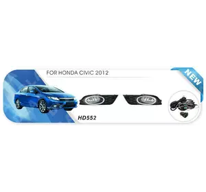Противотуманки 2011-2013 (галогенні) для Honda Civic Sedan IX рр