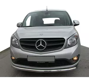 Передній захист ST008 (нерж.) для Mercedes Citan 2013-2021 рр Передній захист ST008 (нерж.) для Mercedes Citan 2013-2021 рр