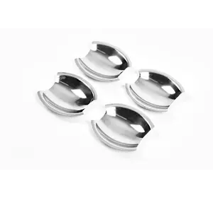 Накладки під дверні ручки (нерж) 3 штуки для Mercedes Viano 2004-2015 рр Накладки під дверні ручки (нерж) 3 штуки для Mercedes Viano 2004-2015 рр