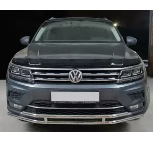 Передній захист ST016 (нерж) для Volkswagen Tiguan 2016-2024 Передній захист ST016 (нерж) для Volkswagen Tiguan 2016-2024